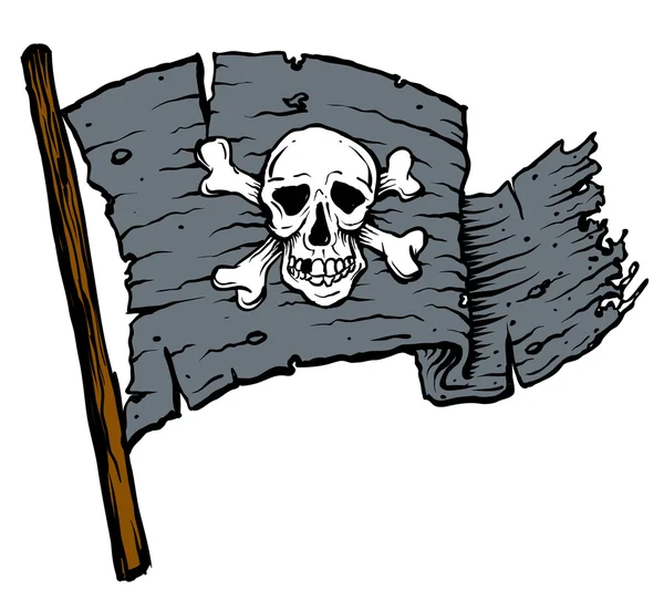 Pirate Flag — Stock Vector