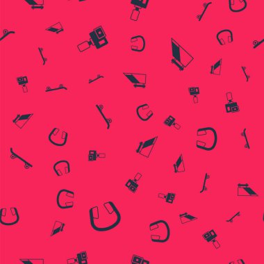 Kulaklıkları, kamerayı, kaykayı ayarlayın ve kusursuz bir şekilde park edin. Vektör