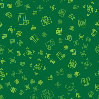 Hat kartını kilit, göz taraması ve sistem hatasını sorunsuz bir şablona ayarla. Vektör