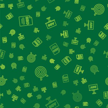 Satır SEO optimizasyonu, hedef spor ve reklamcılığını pürüzsüz desen üzerine ayarla. Vektör