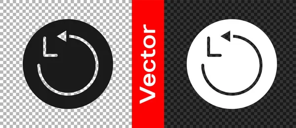 Schwarzes Radius Symbol Isoliert Auf Transparentem Hintergrund Vektor — Stockvektor