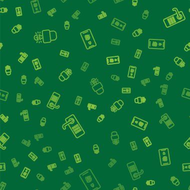 Hat anahtarı, asma kilit, dijital kapı ve Mobile 'in içinde parmak izi taramasıyla sorunsuz bir şekilde kırılmış. Vektör