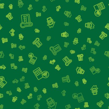 Termostat hattını, hava nemlendiricisini ve mobil hattını kusursuz bir şekilde ayarlayın. Vektör