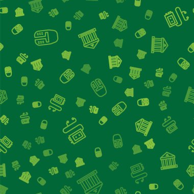 Ortaçağ demir miğferi, müzenin ses rehberi ve binasını pürüzsüz bir şablona ayarlayın. Vektör