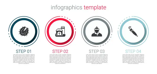 Set Castagno Agriturismo Abiti Autunnali Ombrello Modello Infografica Aziendale Vettore — Vettoriale Stock