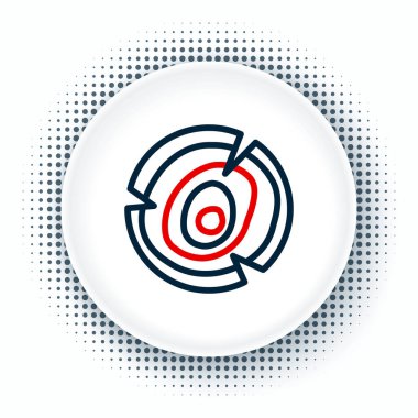 Tahta çizgi günlükleri simgesi beyaz arkaplanda izole edildi. Yakacak odun yığını. Renkli taslak konsepti. Vektör