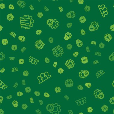 Hat kullanıcı grubunu ve kafa avcılığını kusursuz bir şekilde ayarla. Vektör