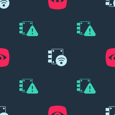 Güvenlik kamerası, dijital kapı kilidi ve House 'u kusursuz bir şekilde koruma altına alın. Vektör