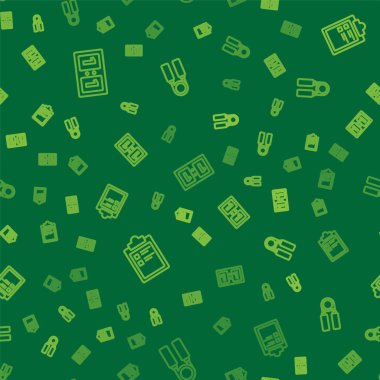 Sport mekanik skorbordu, antrenman programı ve genişleticiyi kusursuz modda ayarla. Vektör