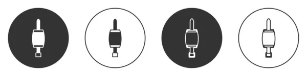 Μαύρο Εικονίδιο Screwdriver Απομονωμένο Λευκό Φόντο Σύμβολο Εργαλείου Υπηρεσίας Κουμπί — Διανυσματικό Αρχείο