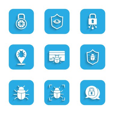 Sistem hatasını kredi kartına, siber güvenliğe ve güvenli kilit simgesine ayarla. Vektör