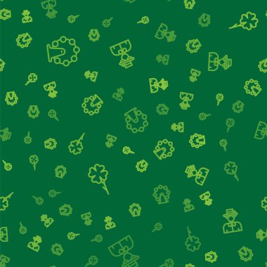 Londra 'nın gözü, dört yapraklı yonca ve Kraliçe Elizabeth' in kusursuz bir düzeni var. Vektör