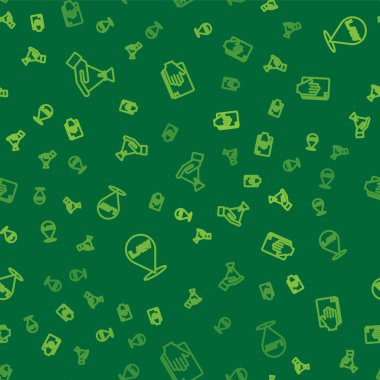 Rüşvet para çantası, konum yasası ve kusursuz bir düzen için İncil 'e yemin et. Vektör