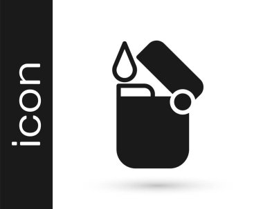 Siyah Işık simgesi beyaz arkaplanda izole edildi. Vektör