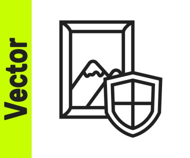 Beyaz arkaplanda siyah çizgi boyama simgesi izole edildi. Açık arttırma teklifi. Satış ve alıcılar. Vektör