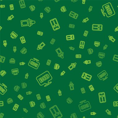 Açık artırma açık arttırması düzenleyicisi satar, Açık Artırma ve Çevrimiçi 'yi kusursuz şablona göre ayarla. Vektör