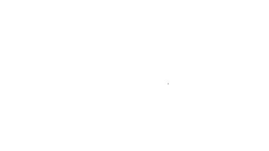 Beyaz zemin üzerinde iksir ikonu olan siyah çizgi şişesi. Sihirli iksirli matara. Mutlu Cadılar Bayramı Partisi. 4K Video hareketli grafik canlandırması