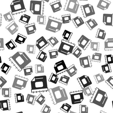 Siyah Takvim simgesi beyaz arkaplanda izole edilmiş kusursuz desen. Olay hatırlatma sembolü. Vektör