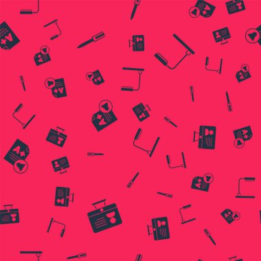 Çevrimiçi sınıf, Pen, Sınav kağıdını A + ve Masa lambasıyla kusursuz şekilde ayarla. Vektör