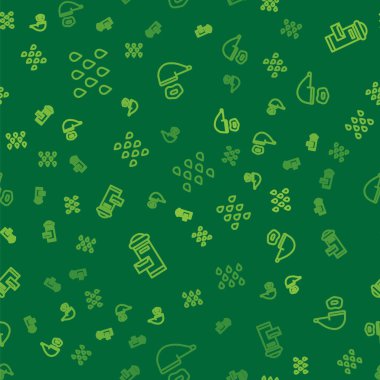 Hattı Su Teslimatı, Londra posta kutusu ve pürüzsüz bir şablona ayarlayın. Vektör