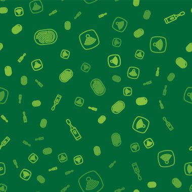 Parmak izi, elektrikli diş fırçası ve kablosuz internet ağını sorunsuz bir şablona ayarla. Vektör