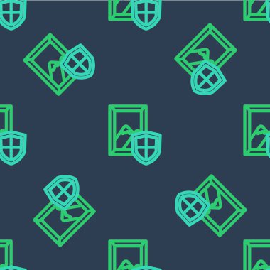 Satır Price etiketi ve mavi arkaplanda izole edilmiş bir satış simgesi var. Rozet fiyatına. Reklam etiketi indirimi. Vektör