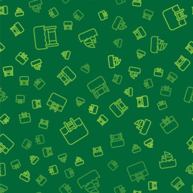 Su voleybol ağı, merdiveni olan yüzme havuzu ve pürüzsüz rüzgar sörfü. Vektör