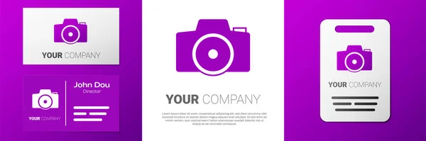 Logotyp Fotokamera Symbol Isoliert Auf Weißem Hintergrund Fotokamera Digitale Fotografie — Stockvektor