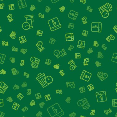 Çizgi süresini, zaman kaybını ve takvimi kusursuz bir şablona ayarla. Vektör