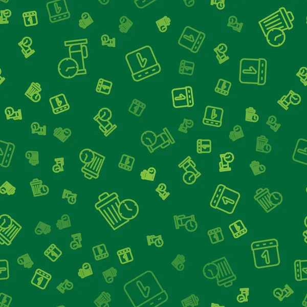 Çizgi süresini, zaman kaybını ve takvimi kusursuz bir şablona ayarla. Vektör