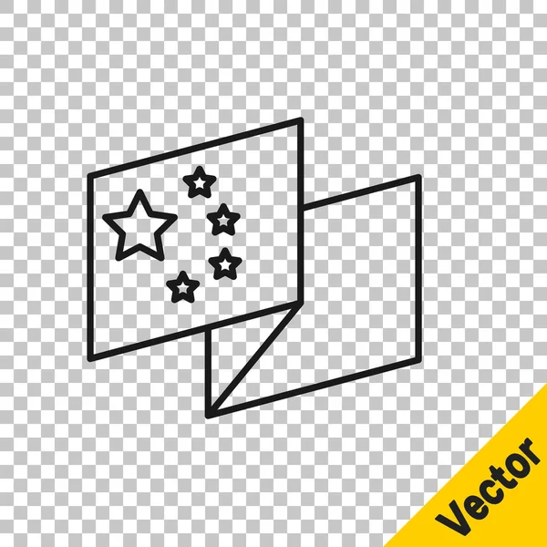 국기는 배경에 분리되어 Vector — 스톡 벡터