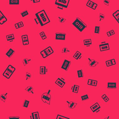 Açık Artırma Çekici Açık Artırması 'nı ayarlayın. Vektör.