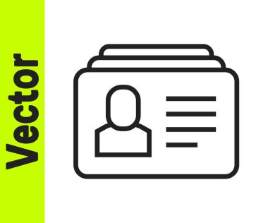 Siyah çizgi beyaz arkaplanda izole edilmiş simgeye devam et. Özgeçmiş başvurusu. Profesyonel personel aranıyor. Personel analizi devam ediyor. Vektör.