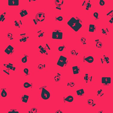 Şimşek Dünya Teleskopu 'nu kusursuz bir şekilde ayarla. Vektör.