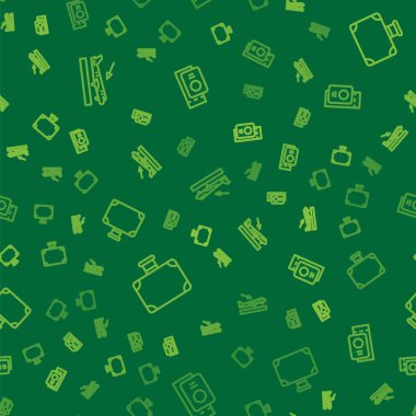 Uçak inişini, bavulu ve pasaportu kusursuz bir şekilde ayarlayın. Vektör