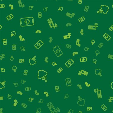 Hat bulut teknolojisi verilerini, ağ bulut bağlantısını ve kablosuz kablosuz kablosuz internet bağlantısı ile mobil bağlantıyı ayarla. Vektör