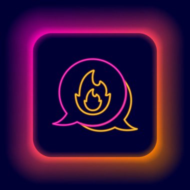 Parlayan neon hattı 911 'i acil arama ikonu olan telefon siyah arkaplanda izole edildi. Polis, ambulans, itfaiye, çağrı, telefon. Renkli taslak konsepti. Vektör