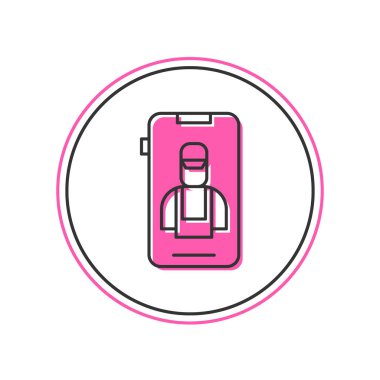 Doldurulmuş Çevrimiçi Araç Hizmetleri simgesi beyaz arkaplanda izole edildi. Araba servisi ve tamir parçaları. Vektör.