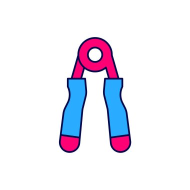 Doldurulmuş Sport açıcı simgesi beyaz arkaplanda izole edildi. Spor malzemeleri. Vektör.