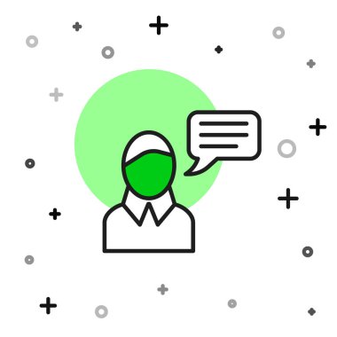 Doldurulmuş konuşma balonu sohbet simgesi beyaz arkaplanda izole edildi. İleti simgesi. İletişim ya da yorum sohbet sembolü. Vektör.