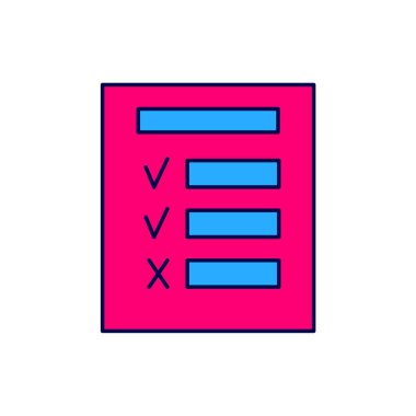 Filled outline Car inspection icon isolated on white background. Car service. Vector.