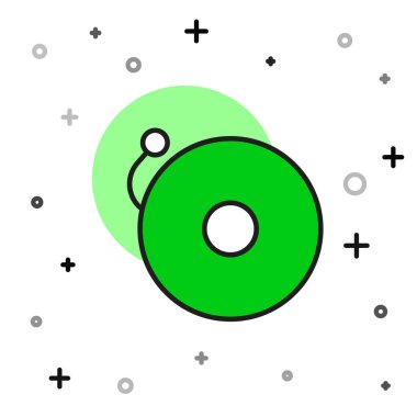 Doldurulmuş ana hatlı zil simgesi beyaz arkaplanda izole edildi. Alarm sembolü, servis zili, el zili işareti, uyarı sembolü. Vektör.