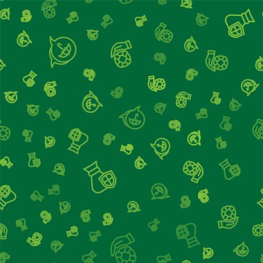 Şemsiye Para Çantası 'nı kalkan ve Lifebuoy' la aynı hizaya getirin. Vektör.