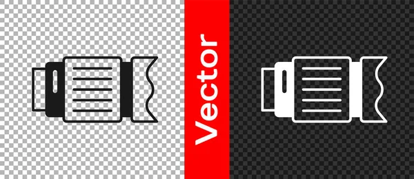 Das Schwarze Kameraobjektiv Symbol Isoliert Auf Transparentem Hintergrund Vektor — Stockvektor