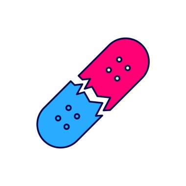 Kırık kaykay güvertesi simgesi beyaz arka planda izole edildi. Olağanüstü bir spor. Spor malzemeleri. Vektör.