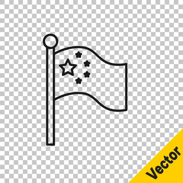국기가 고립되어 Vector — 스톡 벡터