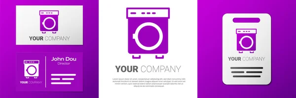 Logotype Washer Symbol Isoliert Auf Weißem Hintergrund Waschmaschinensymbol Kleiderwaschmaschine Waschmaschine — Stockvektor