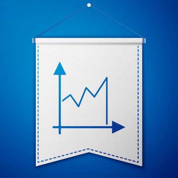 Gráfico Azul Cronograma Gráfico Diagrama Infográfico Ícone Gráfico Torta Isolado —  Vetores de Stock