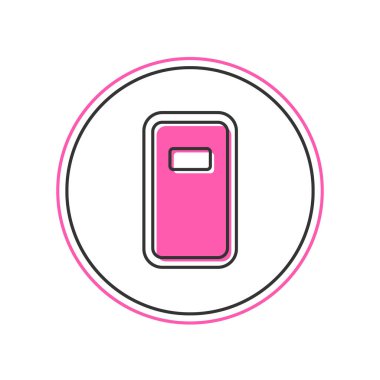 Polis saldırı kalkanı ikonu beyaz arka planda izole edildi. Vektör.