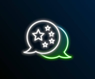 Parlayan neon hattı Çin bayrağı simgesi siyah arkaplanda izole edildi. Renkli taslak konsepti. Vektör.